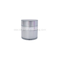 Acrylic Silver Cosmetic Cream Airless Jar 30g